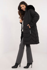 Urban style quilted texture down jacket