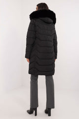 Urban style quilted texture down jacket