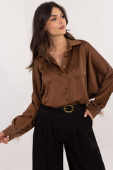 Long sleeve elegant shirt with a classic cut