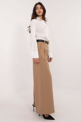 Women high waist wide leg trousers