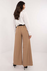 Women high waist wide leg trousers