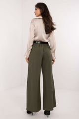 Women high waist wide leg trousers