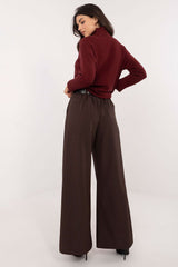 Women high waist wide leg trousers