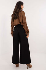 Women high waist wide leg trousers