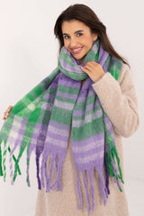 Elegant classic checkered pattern scarf