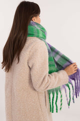 Elegant classic checkered pattern scarf