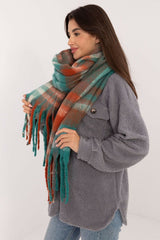 Elegant classic checkered pattern scarf