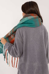 Elegant classic checkered pattern scarf