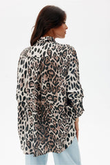 Long sleeve animal patterns shirt