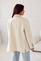 Long sleeves loose cut jacket