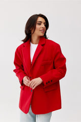 Long sleeves loose cut jacket