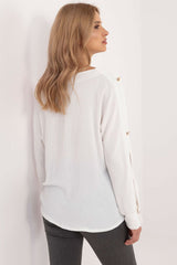 Elegant Long sleeves with slits blouse