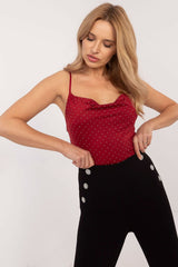 Elegant top with adjustable straps