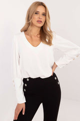 Elegant blouse with a classic cut