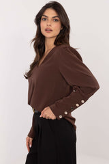 Elegant blouse with a classic cut