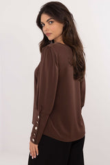 Elegant blouse with a classic cut