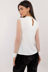 Elegant formal blouse with subtle