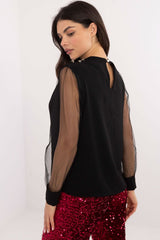 Elegant formal blouse with subtle