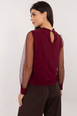 Elegant formal blouse with subtle