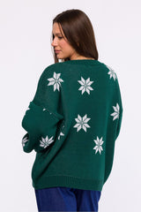 Christmas sweater in a loose oversized cut