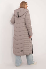 Casual style long cut lining jacket