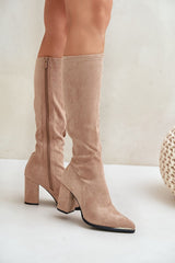 Stylish pointed toes heel boots