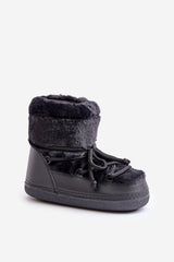 Women's snow boots with fur