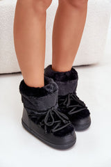 Women's snow boots with fur