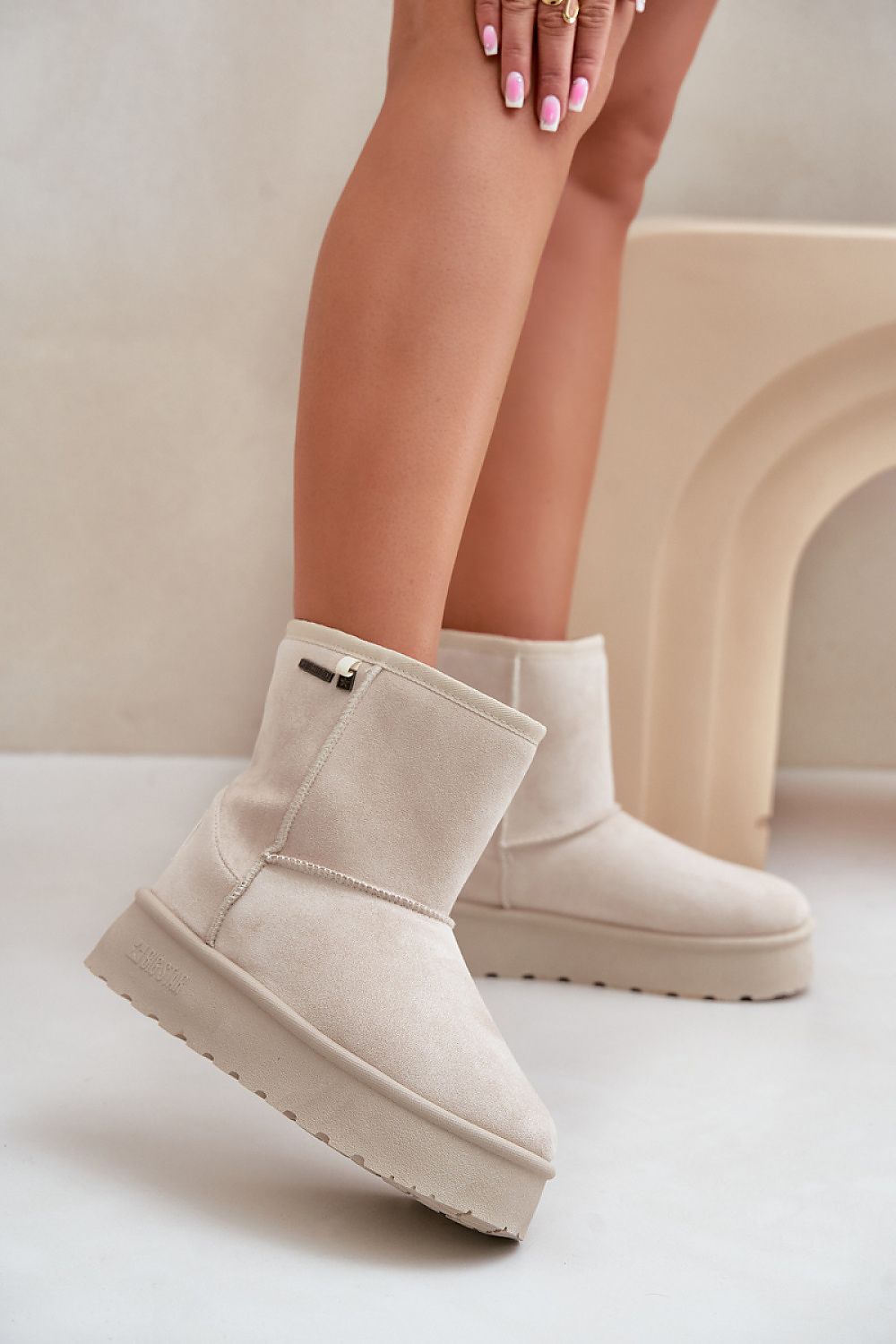 Big Star's eco-suede snow boots