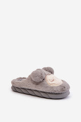 Adorable women's fur slippers