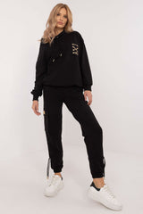 Stylish hoodie and pants tracksuit set