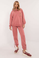 Stylish hoodie and pants tracksuit set