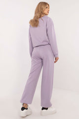 Casual long-sleeved sweatshirt and pants set