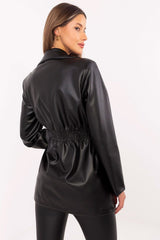 Stylish women's eco-leather jacket