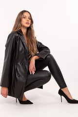 Stylish women's eco-leather jacket