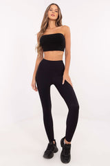 Stylish high waist tapered leggings