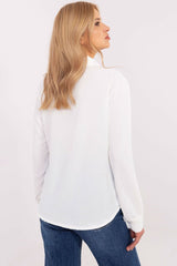 Long sleeve decorative bows shirt