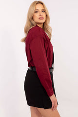 Long sleeve casual shirt with a universal cut