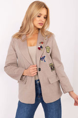 Women's long sleeves casual blazer