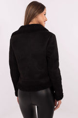 Stylish sheepskin ramones short jacket