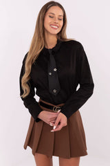 Long sleeve casual shirt with a universal cut