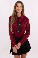 Long sleeve casual shirt with a universal cut