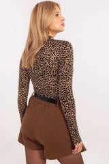 Stylish blouse with an animal motif