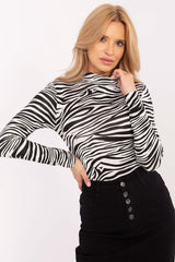 Stylish blouse with an animal motif