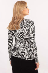 Stylish blouse with an animal motif