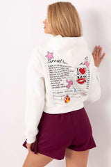 Stylish short sweatshirt for women