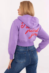 Women's casual style short sweatshirt