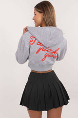 Women's casual style short sweatshirt