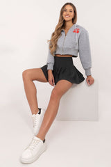 Women's casual style short sweatshirt