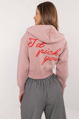 Women's casual style short sweatshirt